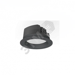 Светильник светодиодный DL-PRO круглый встраиваемый 144*71мм 20W 3000K IP65 диаметр монтажного отверстия 125-135мм черный RAL9005 Светильник светодиодный DL-PRO круглый встраиваемый 144*71мм 20W 3000K IP65 диаметр монтажного отверстия 125-135мм черный RAL9005