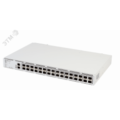 Коммутатор агрегации управляемый L3 32 портов SFP+, SFP 10/1000Мб/с, USB без БП