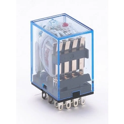 Реле промежуточное 24В AC 4 переключающих контакта 3А ПР-102 с индикацией