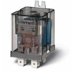 Реле силовые боковой монтажный фланец Faston 250 AgCdO 1NO+1NC 20A