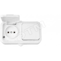 Беларусь блок нар IP44 1-1-кл выкл +розетка В-РЦ-653 Беларусь блок нар IP44 1-1-кл выкл +розетка В-РЦ-653