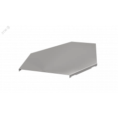 Крышка горизонт. угла 90 гр. 100 мм ПЛЮС INOX304