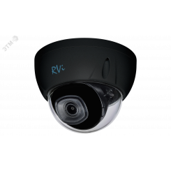Видеокамера IP 2МП купольная IP67 IK10 чёрный корпус (2.8мм)