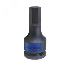 Насадка (бита) ударная торцевая 3/4', HEX, 19 мм, L = 87 мм