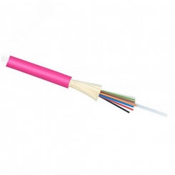 Кабель волоконно-оптический 50/125 (OM4) многомодовый, 16 волокон, плотное буферное покрытие (tight buffer), для внутренней прокладки (-25C ~ +50), LSZH, маджента RAL 4010 Кабель волоконно-оптический 50/125 (OM4) многомодовый, 16 волокон, плотное буферное покрытие (tight buffer), для внутренней прокладки (-25C ~ +50), LSZH, маджента RAL 4010