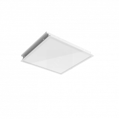 Светильник светодиодный ДВО для гипсокартонных потолков 570*570*65мм 36Вт 6500К с функцией аварийного освещения без рассеивателя