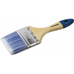 Кисть плоская ''АКВА-МАСТЕР'', искусственная щетина, деревянная ручка, 75мм