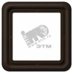 Рамка 1 пост универсальная ударопрочная коричневая Рамка 1 пост универсальная ударопрочная коричневая