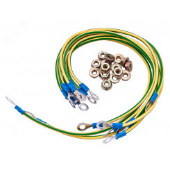 Набор кабелей заземления  (30см - 6 шт, 40см- 2шт, гайка с фланцем - 16 шт)