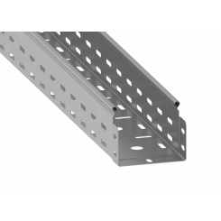 Лоток перфорированный 400х80 L=3м S=1,5мм гор.оцинк.