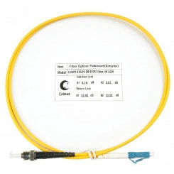 Шнур оптический simplex 1м LC-ST 9/125 sm  LSZH FOP(s)-9-LC-ST-1m