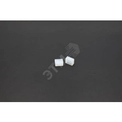 Силиконовая торцевая крышка для LED ленты 9,6W 8mm c двумя отверстиями для вывода проводов ВАРТОН