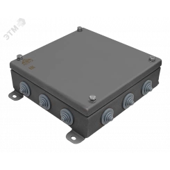 Коробка монтажная КМ IP55-2020, корпус из нержавеющей стали, количество вводов 12 Коробка монтажная КМ IP55-2020, корпус из нержавеющей стали, количество вводов 12