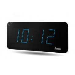 Часы цифровые STYLE II 10 (часы/минуты), высота цифр 10 см, синий цвет, NTP, PoE