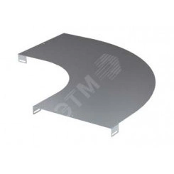 Крышка на угол горизонтальный 90 градусов основание 500мм R=300мм