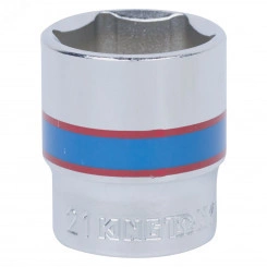 Головка торцевая стандартная шестигранная 3/8', 21 мм