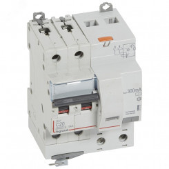 Выключатель автоматический дифференциального тока DX3 2П C20А 300MА-АC 4м