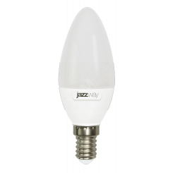 Лампа светодиодная LED 11Вт 230Вт E14 белый матовый свеча Jazzway