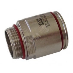 Взрывозащищенная Ex e муфта труба-коробка. DT 63 мм. M63x1,5.Нержавеющая сталь AISI 316L. IP66/67 Взрывозащищенная Ex e муфта труба-коробка. DT 63 мм. M63x1,5.Нержавеющая сталь AISI 316L. IP66/67