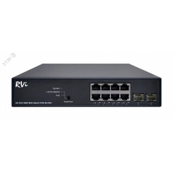 Коммутатор МАС 8К 10 портов (8 PoE) 130 Вт (0…50) Коммутатор МАС 8К 10 портов (8 PoE) 130 Вт (0…50)