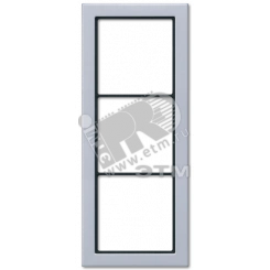 Рамка 3 поста алюминий Рамка 3 поста алюминий