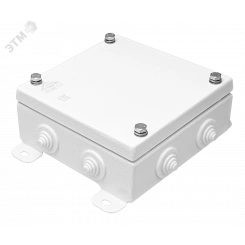 Коробка монтажная огнестойкая КМ-О (16к)-IP55-1515, корпус из оцинкованной стали, количество вводов 8 Коробка монтажная огнестойкая КМ-О (16к)-IP55-1515, корпус из оцинкованной стали, количество вводов 8