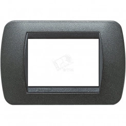 Накладка на 3 модуля Черный Графит Накладка на 3 модуля Черный Графит