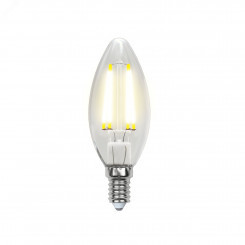 LED-C35-6W/NW/E14/CL GLA01TR Лампа светодиодная. Форма ''свеча'', прозрачная. Серия Air. Белый свет (4000K). Картон. ТМ Uniel