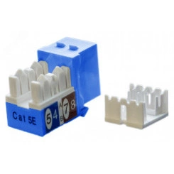 Вставка KJ9-8P8C-C5e-90-BL Keystone Jack RJ-45(8P8C) категория 5e синяя Вставка KJ9-8P8C-C5e-90-BL Keystone Jack RJ-45(8P8C) категория 5e синяя