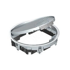 Лючок GESRA7U (универсальный) 10xModul45 (серебристый)