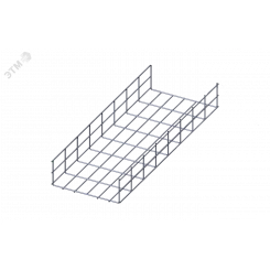 Лоток проволочный прямой  диаметр проволоки 4 мм  ПП4.300.105.3000.8.2