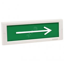 Оповещатель световой Кристалл-12 человек стрелка вверх дверь ПИКТ (зеленый)