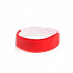 Браслет IL-25E, одноразовый, мягкий ПВХ (Красный). Браслет IL-25E, одноразовый, мягкий ПВХ (Красный).