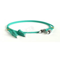 Патч-корд волоконно-оптический (шнур) MM 50/125(OM3) LC-ST duplex LSZH (10м)