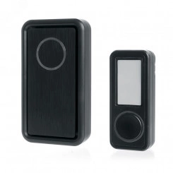 Звонок электрический дверной, (18 мелодий),       черный, E-379