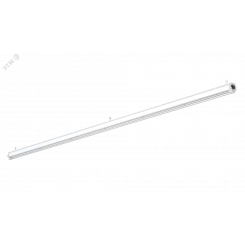 Светильник LED L-trade II 130 EASY LOCK 112Вт ГСП-II 5000К прозрачный рассеиватель IP66 накладной IP66