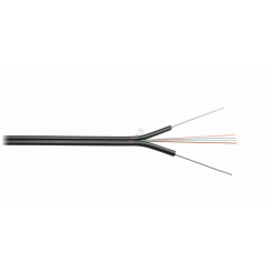 Кабель волоконно-оптический, 4 вол, SM 9/125 G.657.A1, вну/вне., со сталь прутк, LSZH