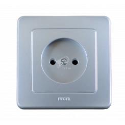 Розетка скрытая серебро Розетка скрытая серебро