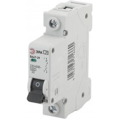ЭРА Автоматический выключатель NO-902-101 ВА47-29 1P 10А кривая C (12/180/3780)