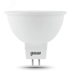 Лампа светодиодная LED 7 Вт 630 Лм 6500К холодная GU5.3 MR16 Black Gauss