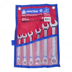 Набор комбинированных ключей 10-19 мм 6 предметов Набор комбинированных ключей 10-19 мм 6 предметов