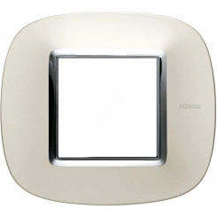 Axolute Рамка эллипс 2 модуля серебро