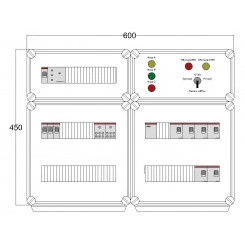 Щит управления электрообогревом DEVIBOX HR 6x1700 D316 (в комплекте с терморегулятором и датчиком температуры) Щит управления электрообогревом DEVIBOX HR 6x1700 D316 (в комплекте с терморегулятором и датчиком температуры)
