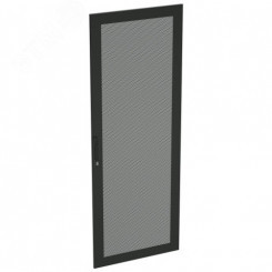 Дверь одностворчатая перфорированная для шкафов IT CQE 24U шириной 600 мм черн