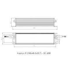 Драйвер LED LST ИПС60-1050Т IP67 1000 Аргос