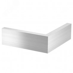 Крышка внешнего угла дизайнерского канала типа Style (алюминий) Крышка внешнего угла дизайнерского канала типа Style (алюминий)