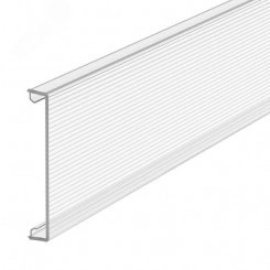 Крышка кабельного канала Rapid 80 80x2000 мм (структурная, прозрачная) Крышка кабельного канала Rapid 80 80x2000 мм (структурная, прозрачная)