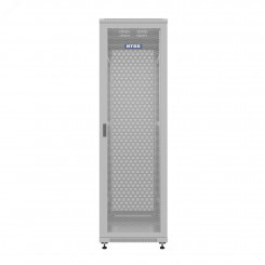 Шкаф напольный универсальный серверный NTSS R 32U 600х1000мм, 4 профиля 19, двери перфорированная и сплошная металл, боковые стенки съемные, регулируемые опоры, разобранный, серый RAL 7035