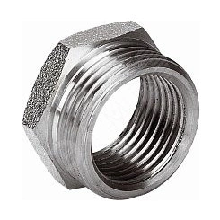 Футорка НВ 3/4'х1/2' никелированная Футорка НВ 3/4'х1/2' никелированная