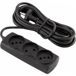 Удлинитель ENGY 'Эконом' 5м/4роз. (ШВВП 2х0,75) Удлинитель ENGY 'Эконом' 5м/4роз. (ШВВП 2х0,75)